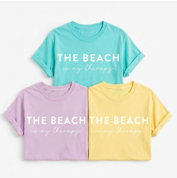 The Beach Is My Therapy Tee
