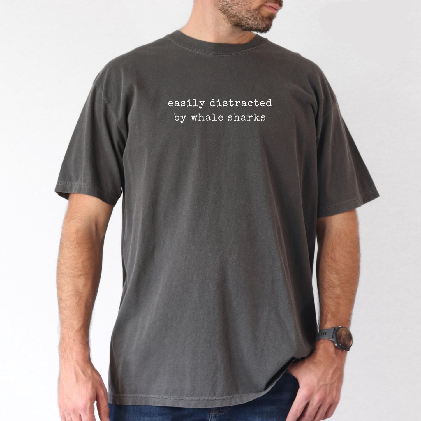 Easily Distracted By Whale Sharks Tee