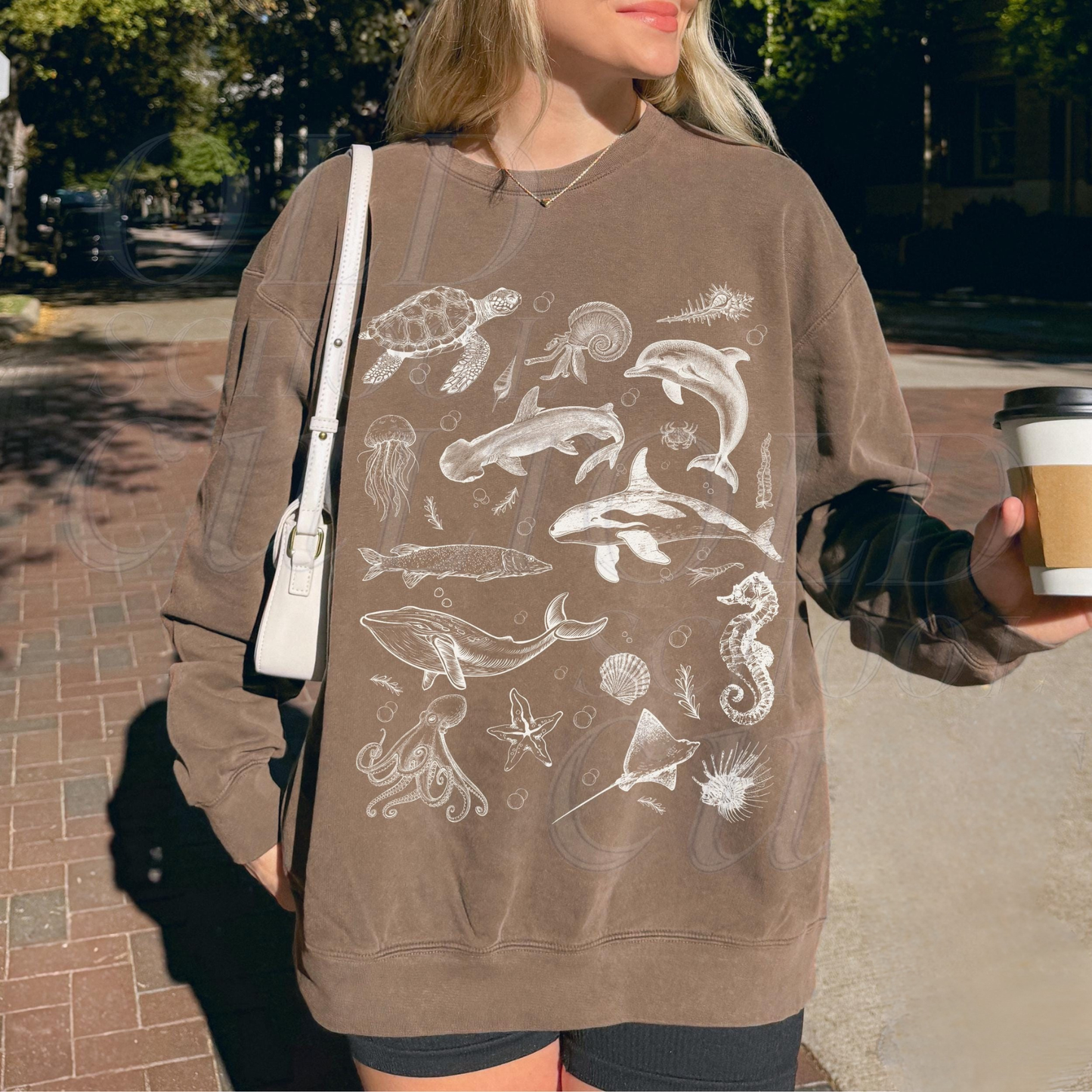 Sea Animals Sweater V12