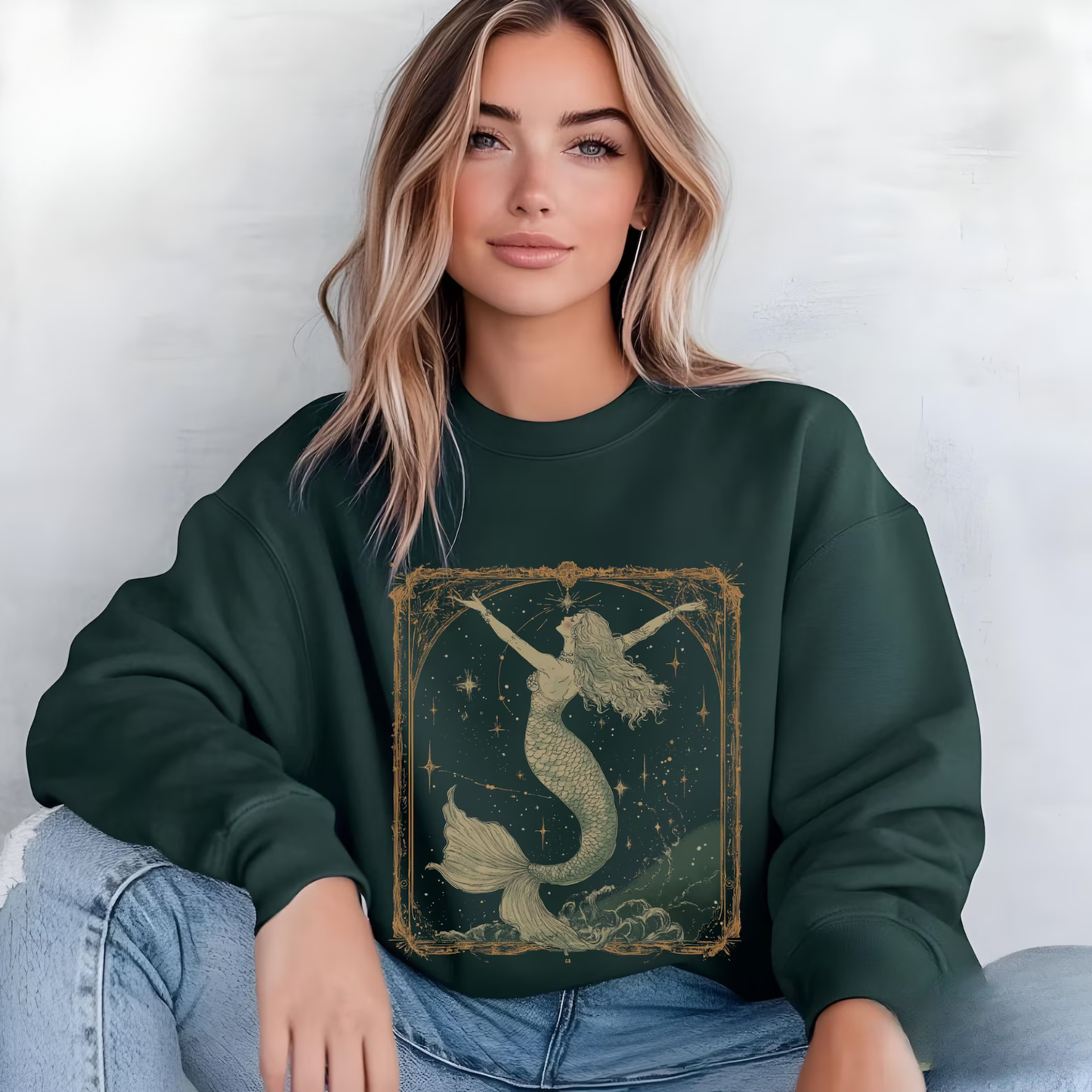 Vintage Mermaid Sweatshirt