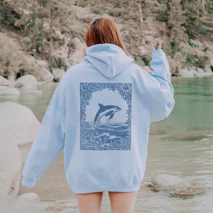 Ocean Graphic Whale Sweatshirt