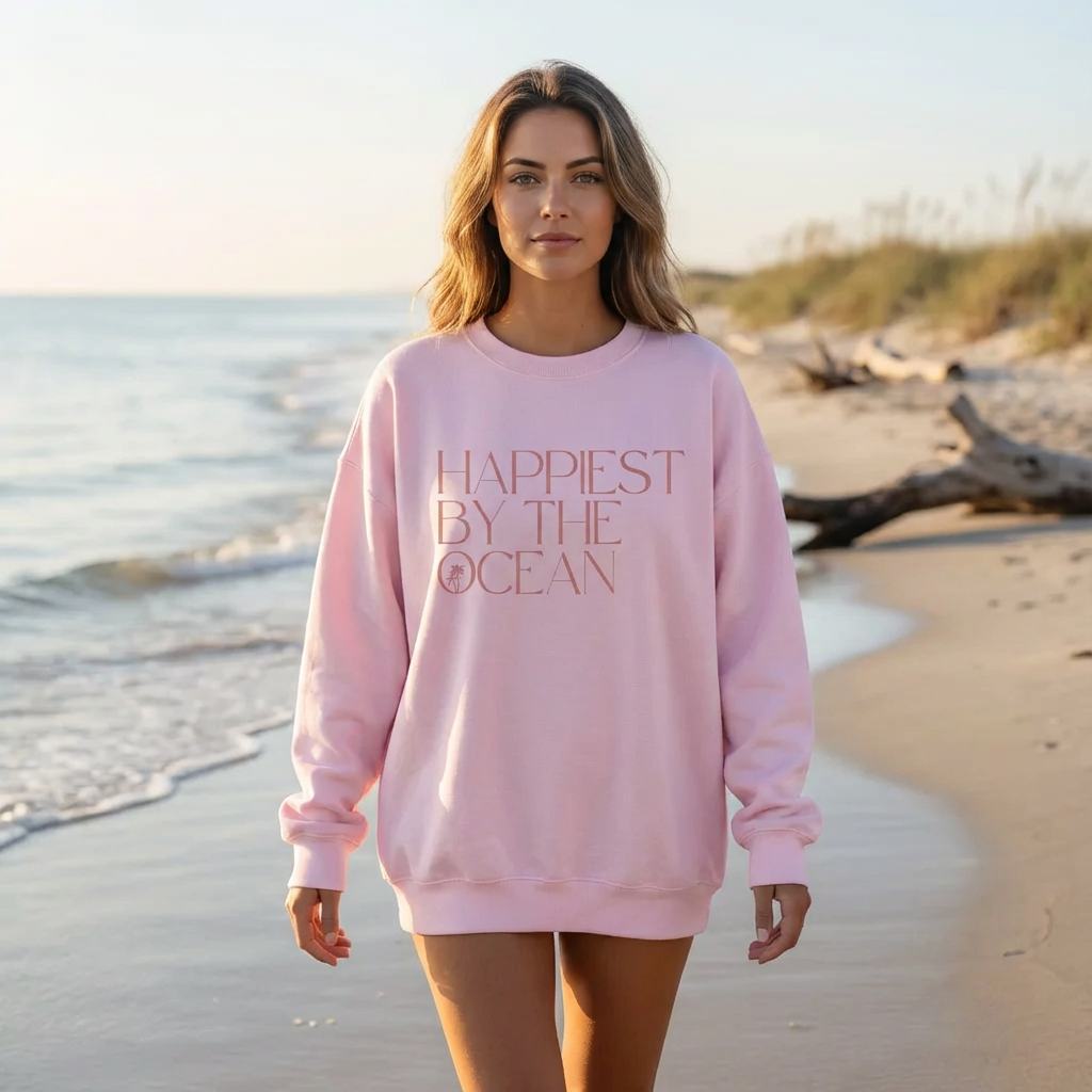 Happiest By The Ocean Sweater