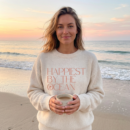 Happiest By The Ocean Sweater