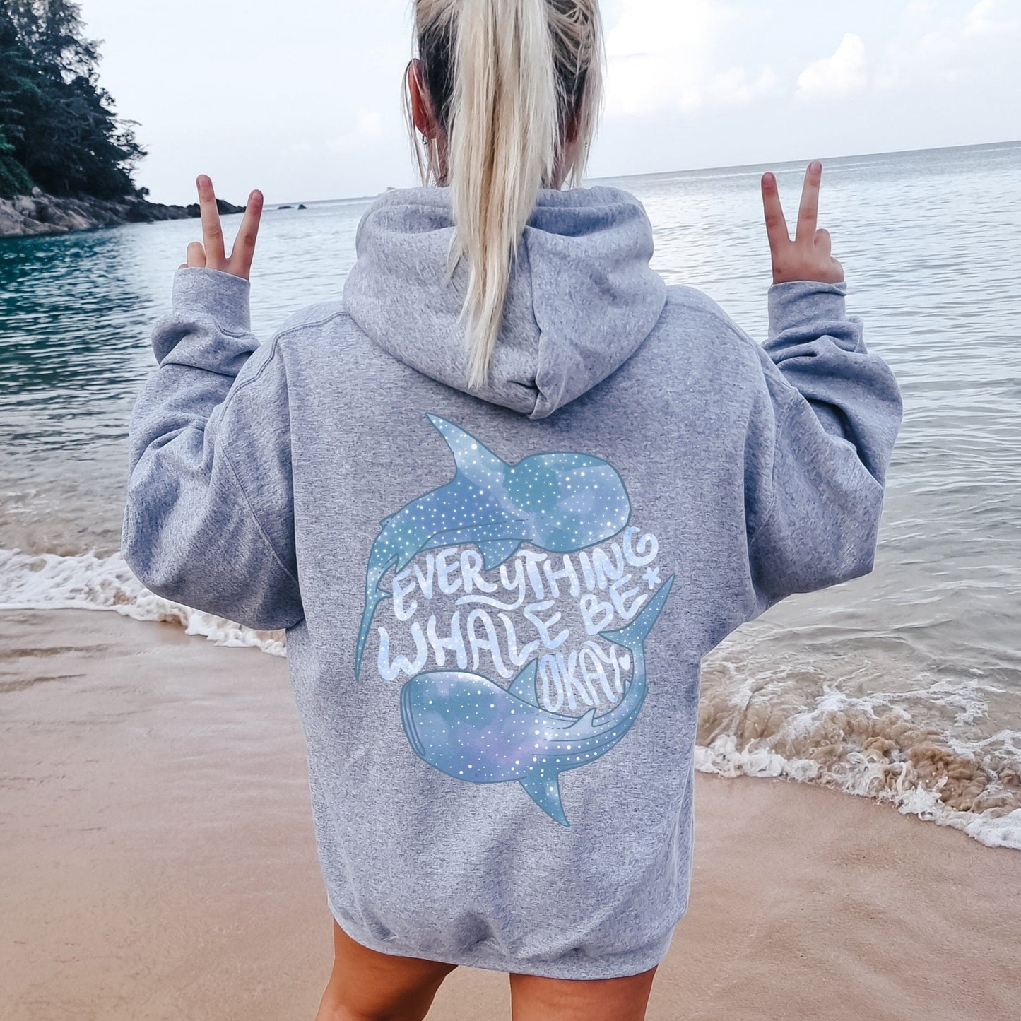 Everything Whale Be Okay Hoodie V2
