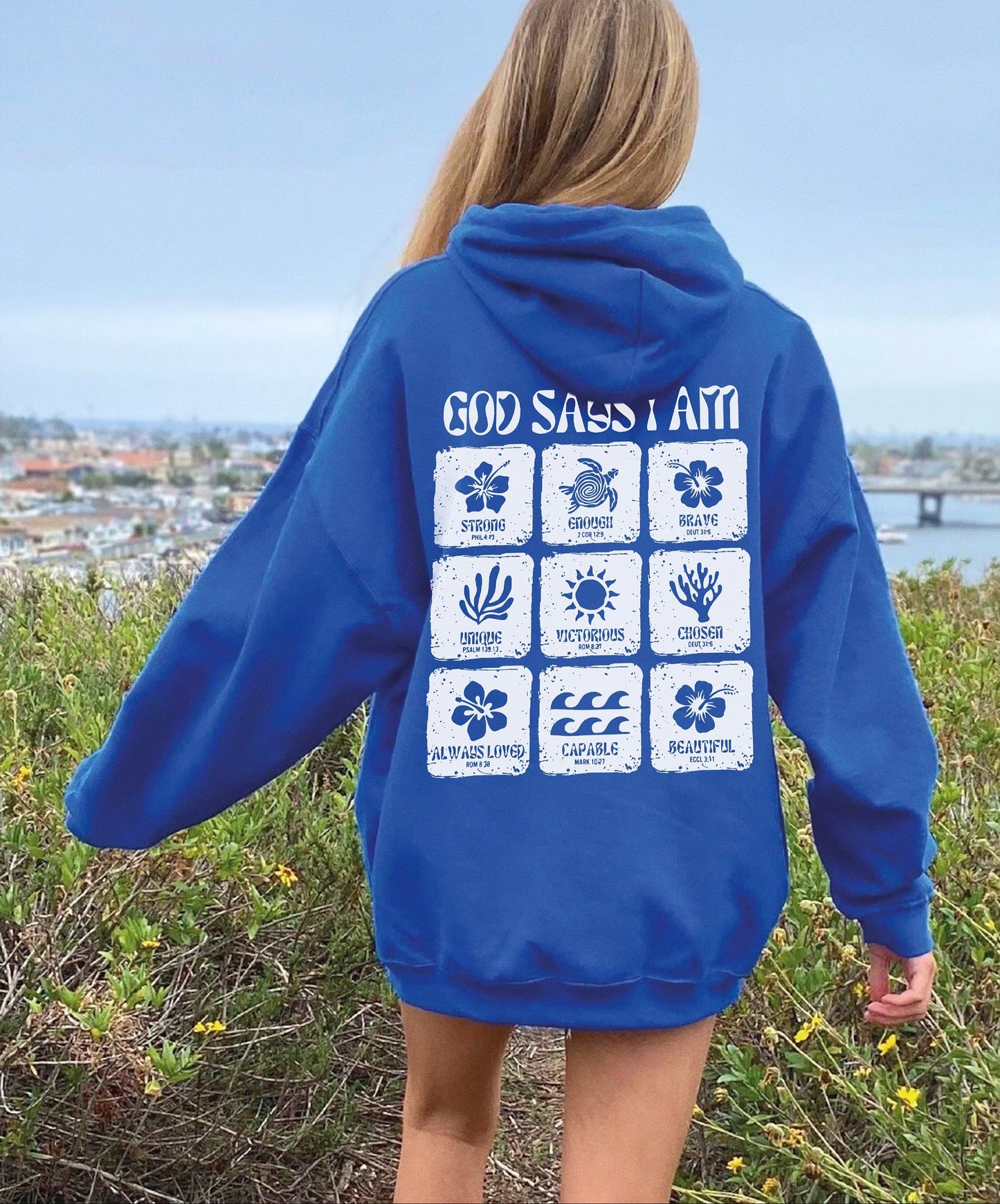 Faith Ocean Hoodie