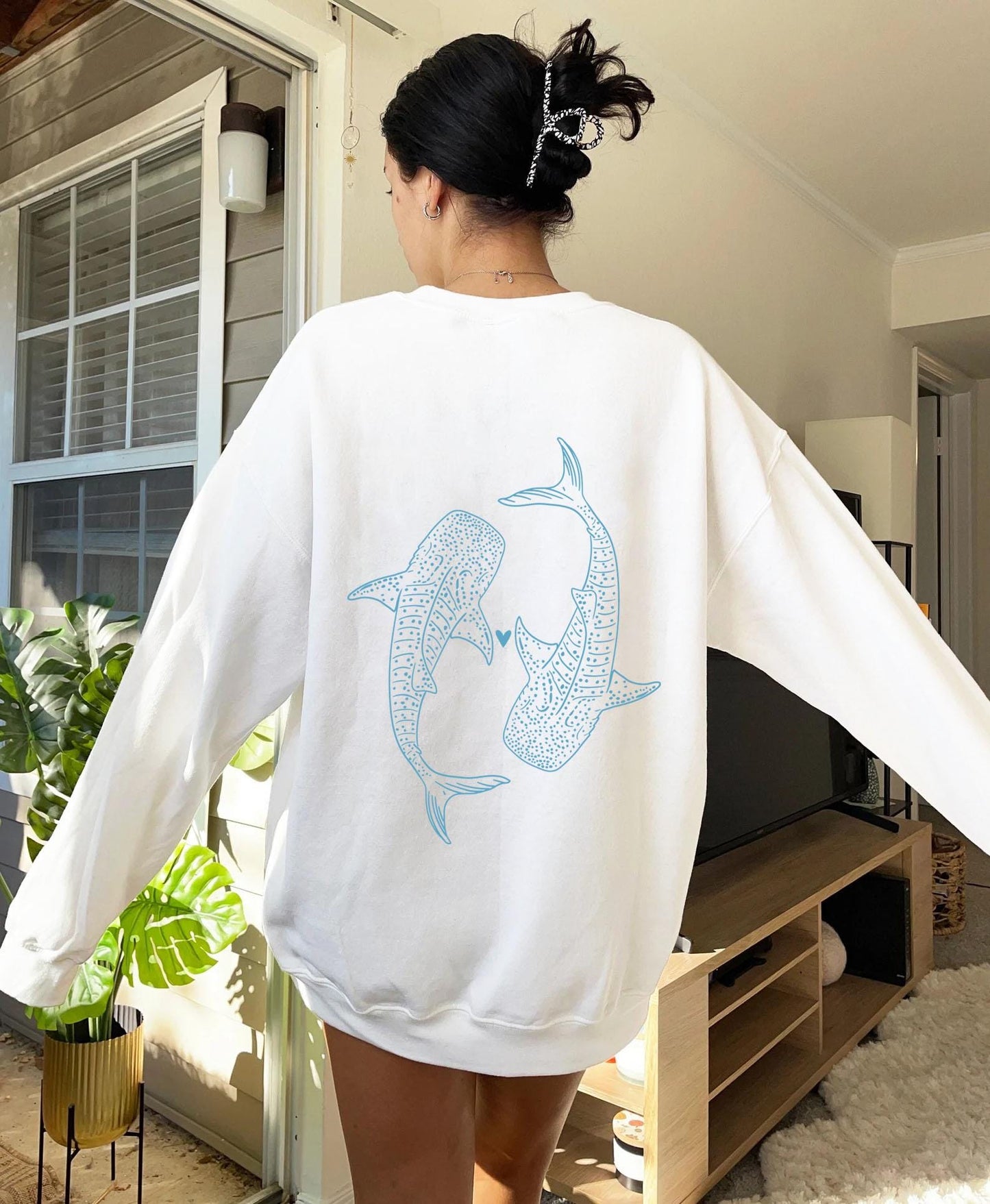 Coconut Girl Shark Sweater