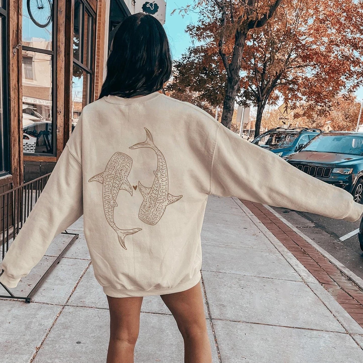 Coconut Girl Shark Sweater