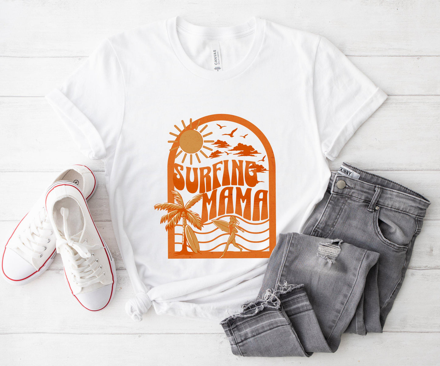 Surfing Mama T-Shirt