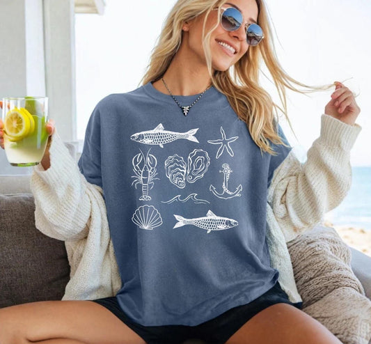 Fish Ocean Tee V2