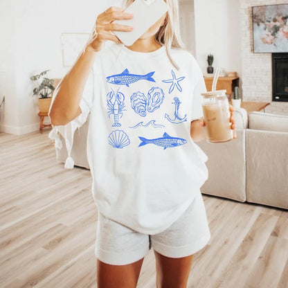 Fish Ocean Tee V2