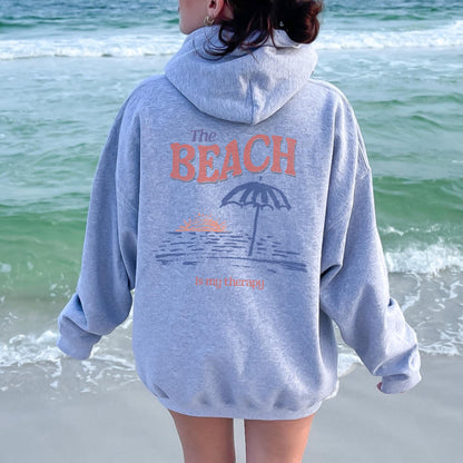 The Beach Is My Therapy Hoodie 2