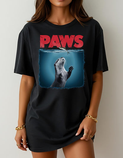 Funny Otter 'Paws T-Shirt