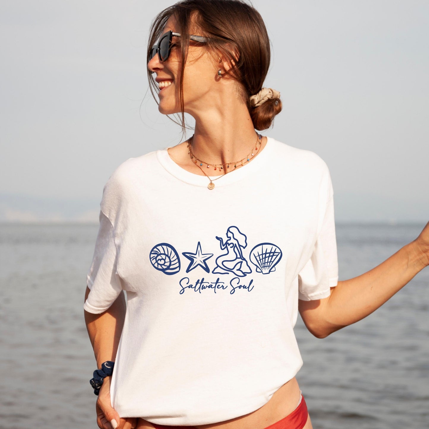 Seashell Mermaid Shirt V4