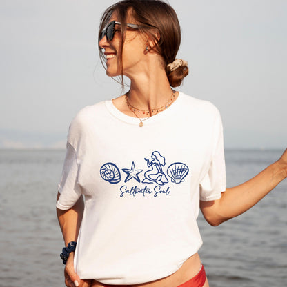 Seashell Mermaid Shirt V4
