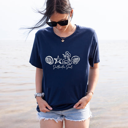 Seashell Mermaid Shirt V4