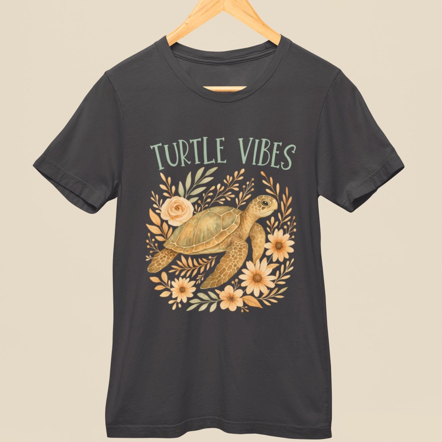 Floral Sea Turtle Shirt