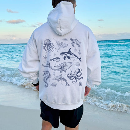 Sea Animals Hoodie