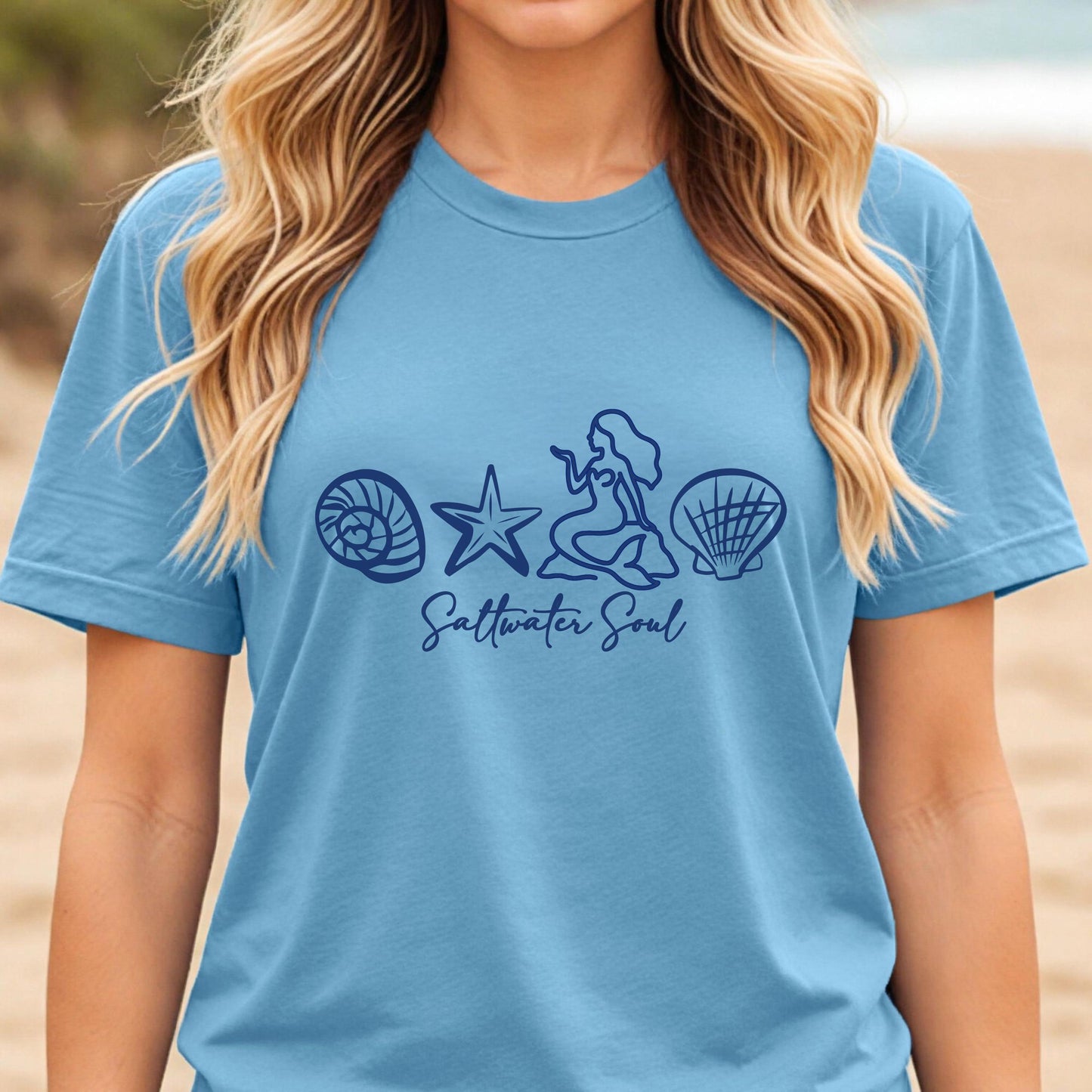 Seashell Mermaid Shirt V4