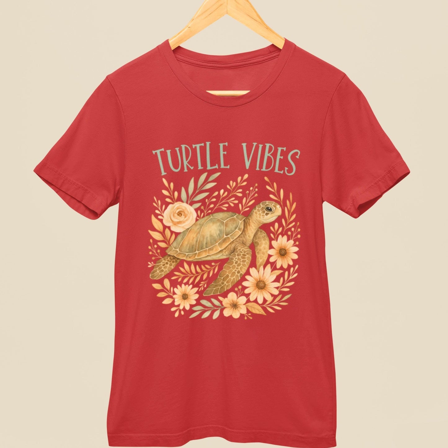 Floral Sea Turtle Shirt