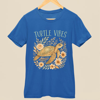 Floral Sea Turtle Shirt