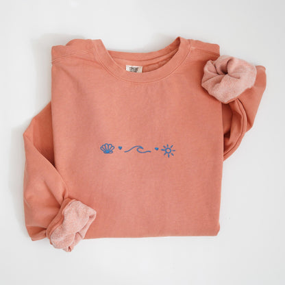 Ocean Lover Seashell Sweater