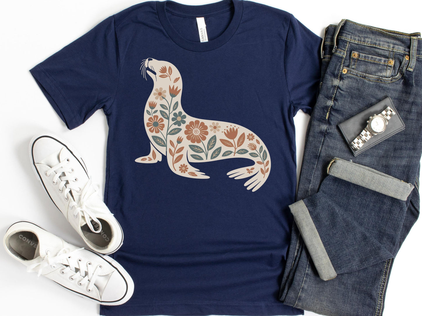 Sea Lion Floral Shirt