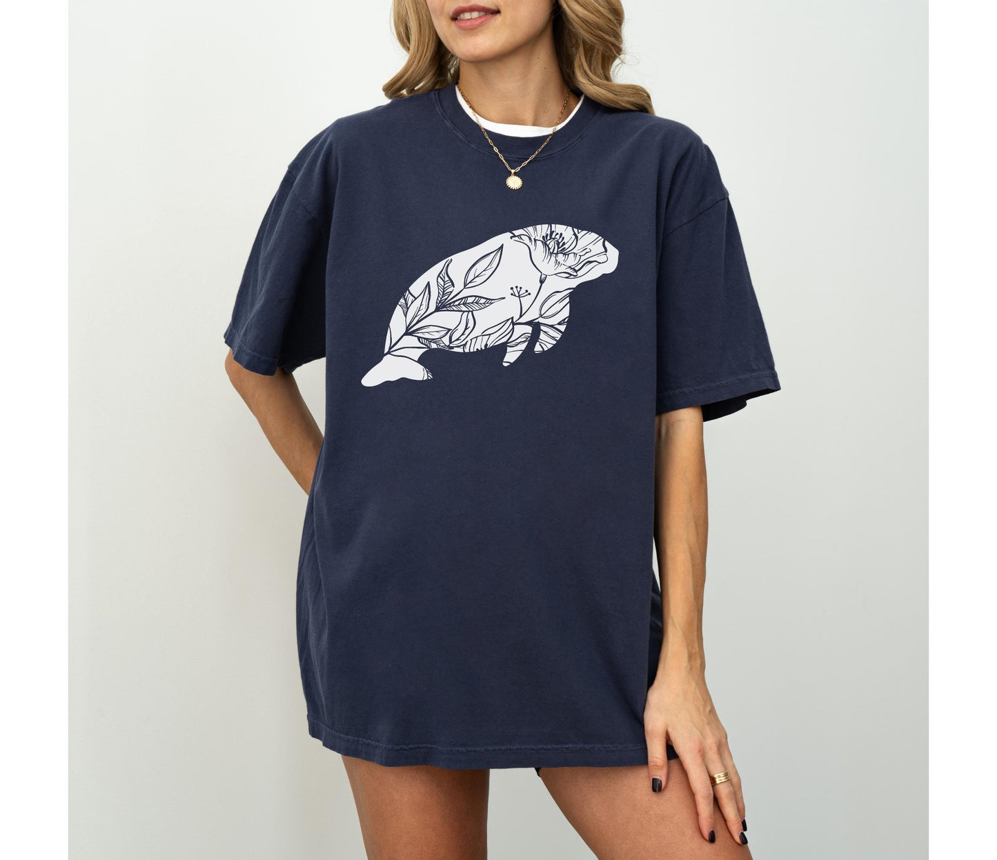 Floral Manatee Shirt