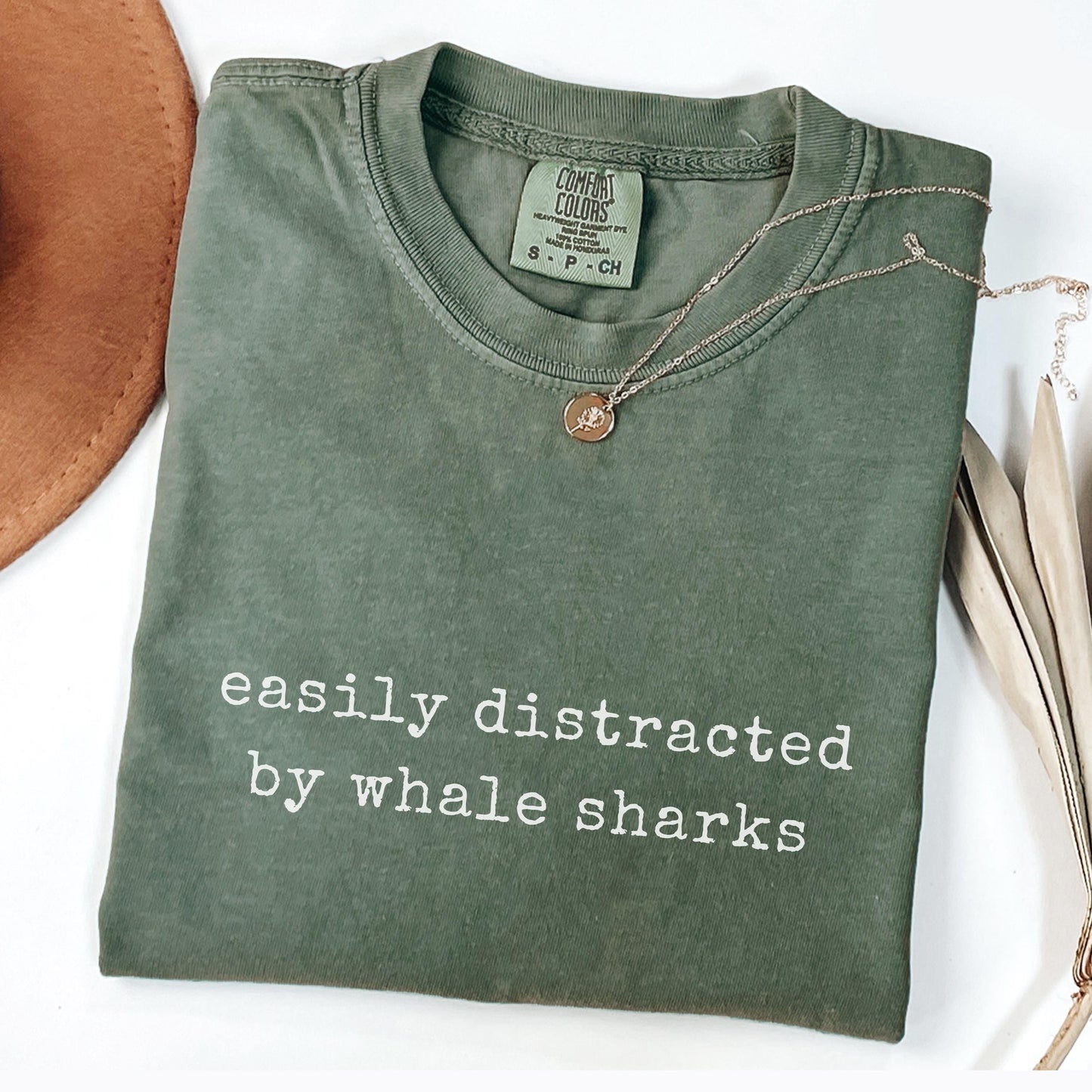 Easily Distracted By Whale Sharks Tee