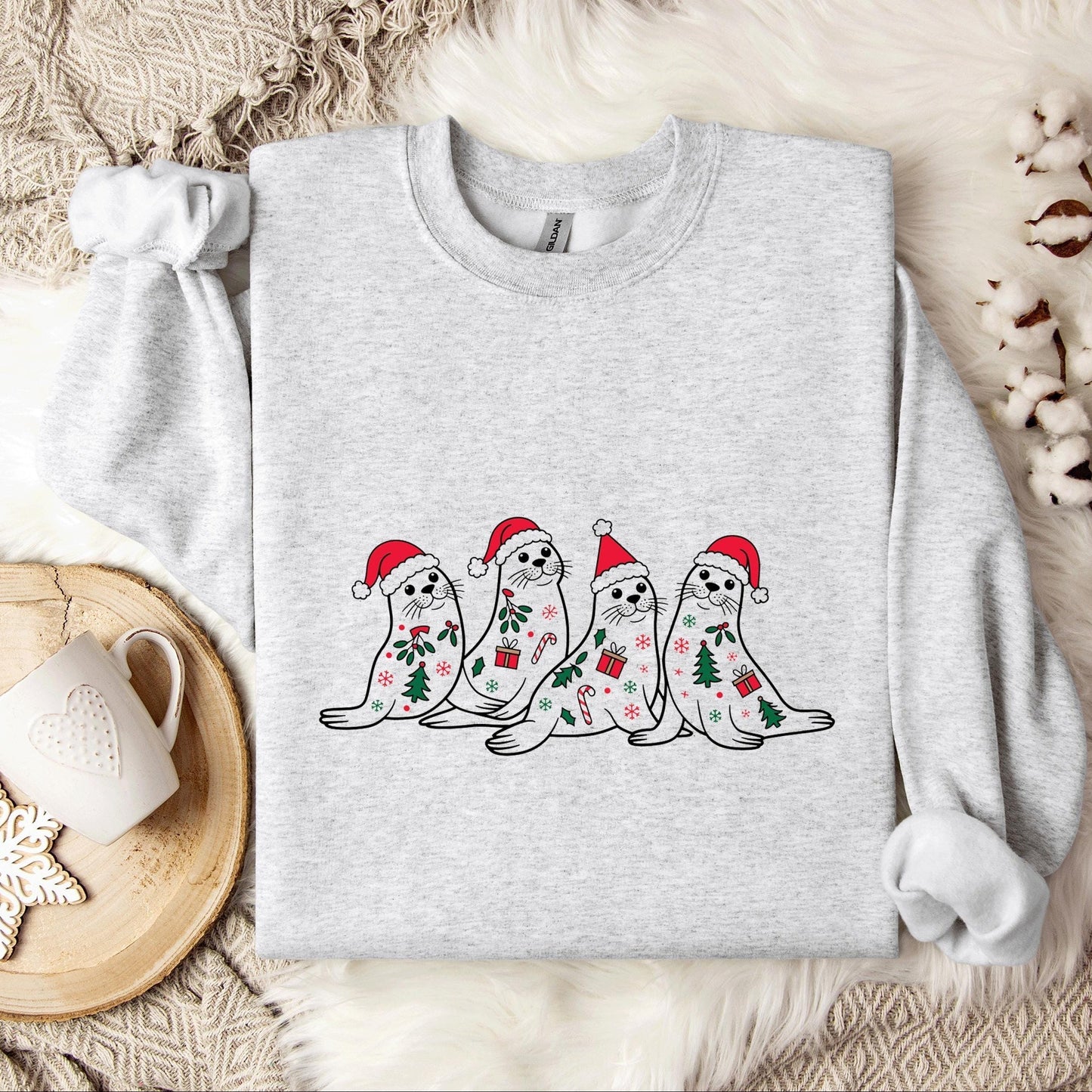Sea Lion Christmas Jumper