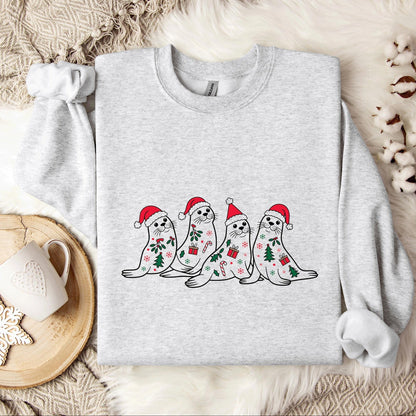 Sea Lion Christmas Jumper