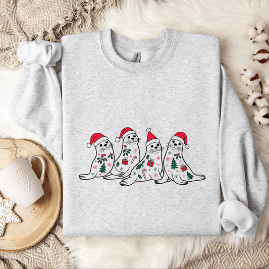 Sea Lion Christmas Jumper