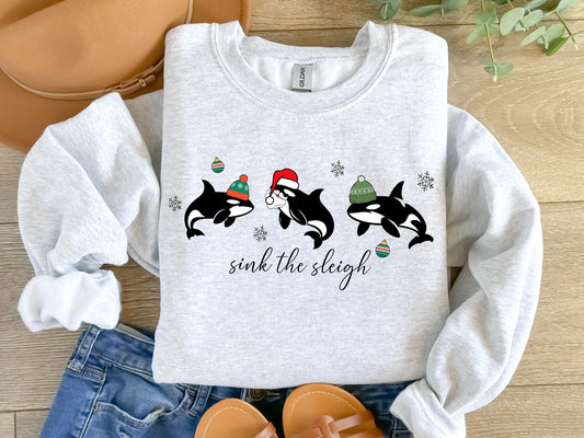 Orca Christmas Sweatshirt V3