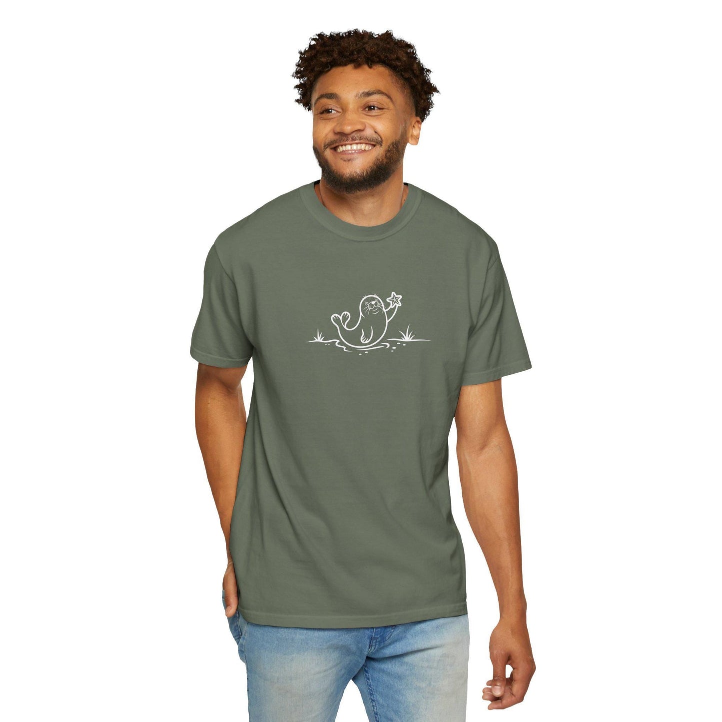 Seal Line Art T-Shirt