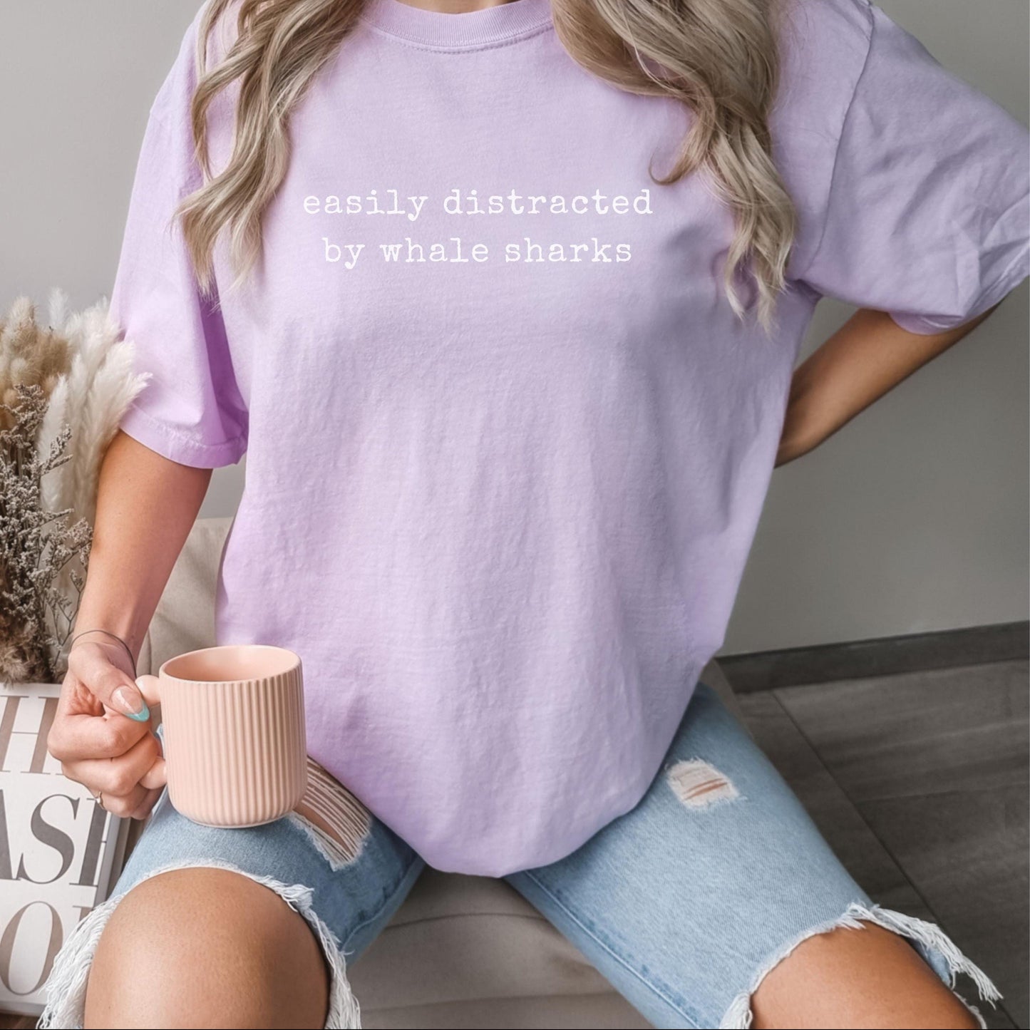 Easily Distracted By Whale Sharks Tee