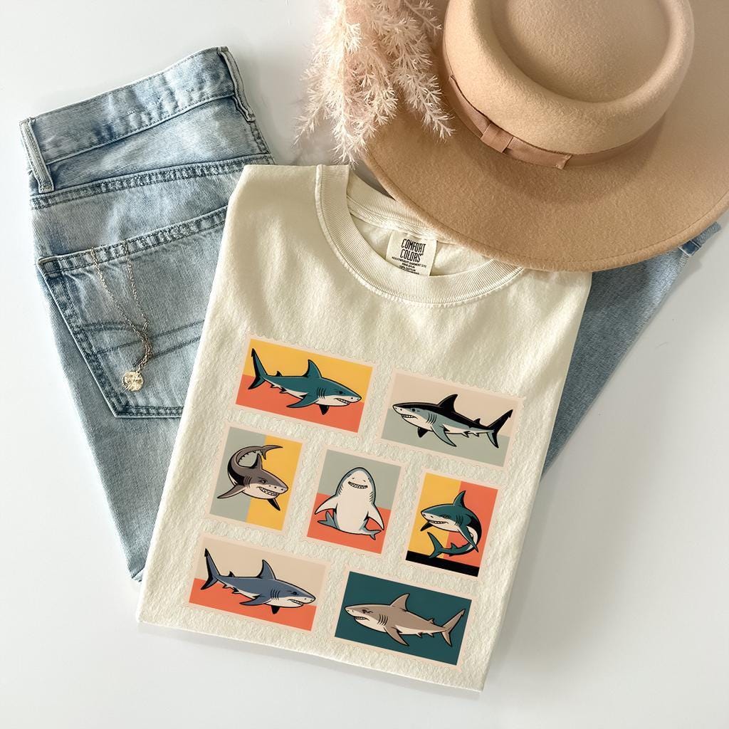 Shark Retro T-Shirt 2