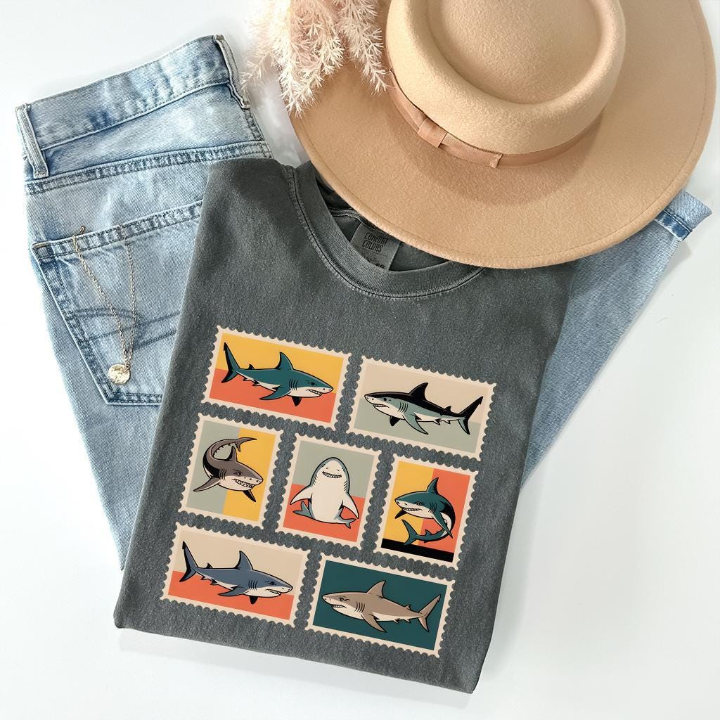 Shark Retro T-Shirt 2