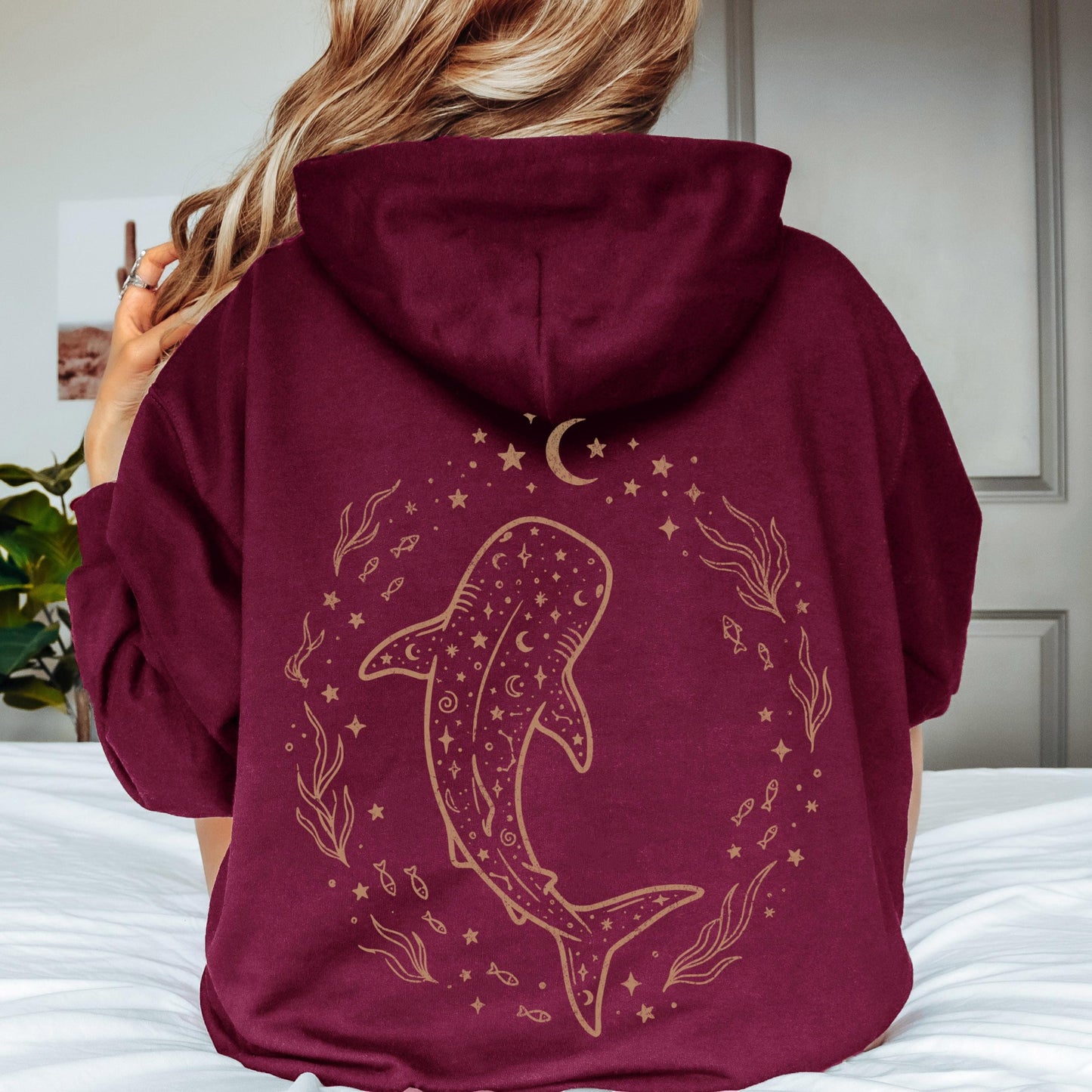 Celestial Whale Shark Hoodie V2