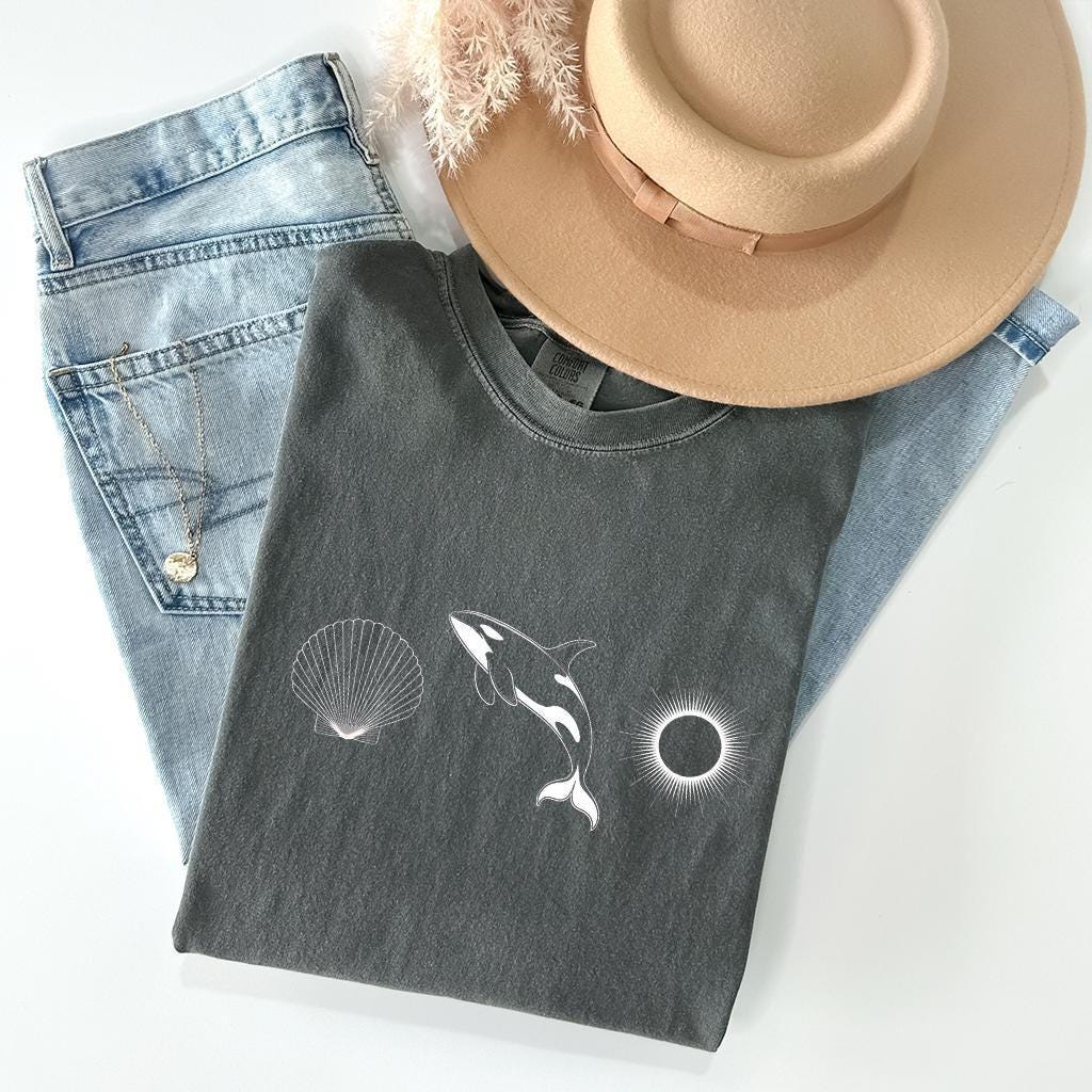 Whale Retro T-Shirt