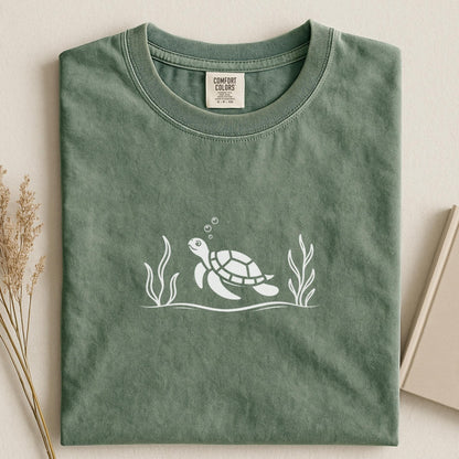 Minimal Sea Turtle T-Shirt