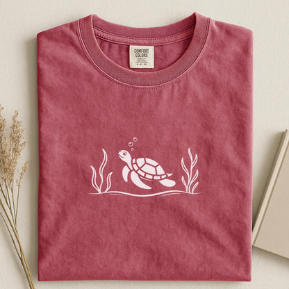 Minimal Sea Turtle T-Shirt