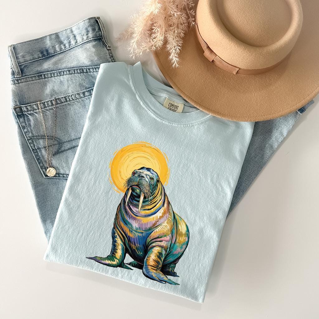 Walrus Van Gogh T-Shirt V2