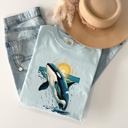 Orca Whale Van Gogh T-Shirt