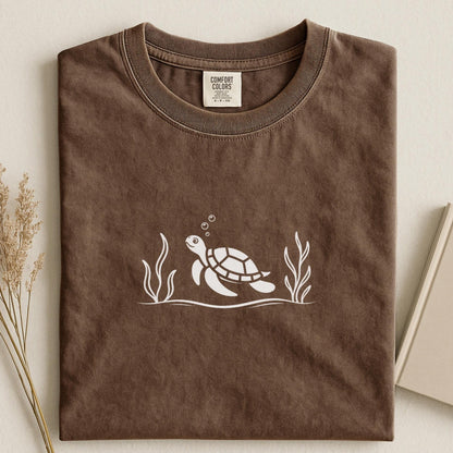 Minimal Sea Turtle T-Shirt