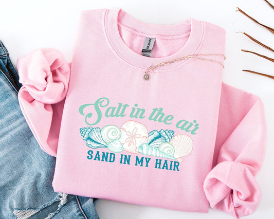 Salt Air Sand Hair Beach Sweatshirt
