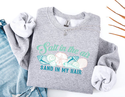 Salt Air Sand Hair Beach Sweatshirt