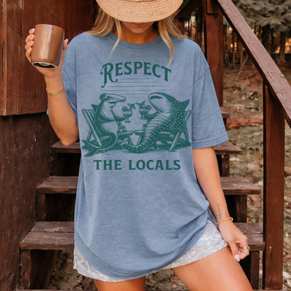 Respect The Locals Shark Shirt