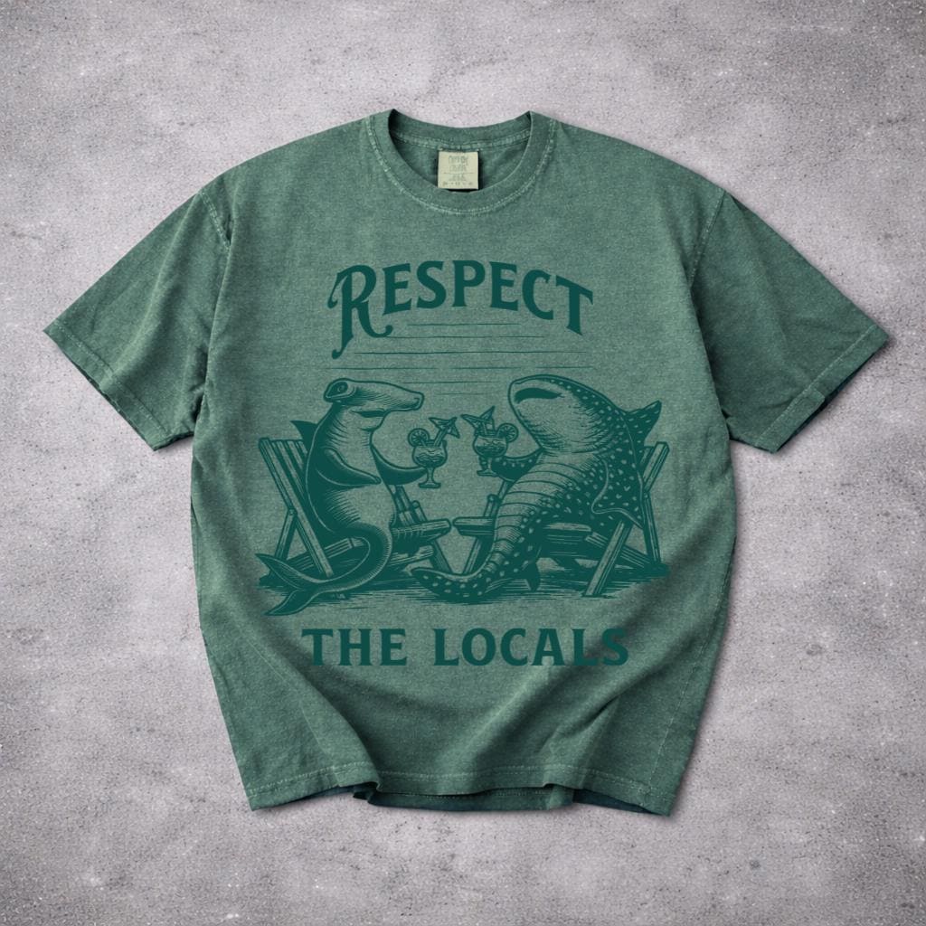 Respect The Locals Shark Shirt