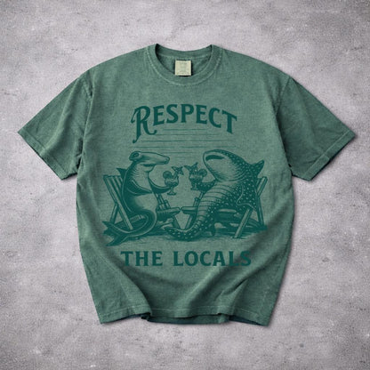 Respect The Locals Shark Shirt