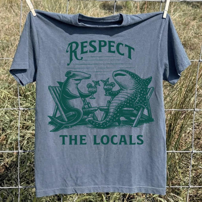 Respect The Locals Shark Shirt