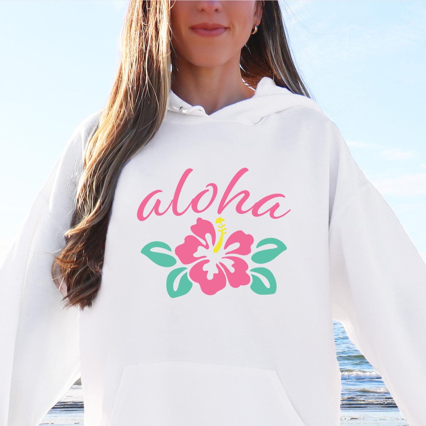 Aloha Hibiscus Hoodie V5
